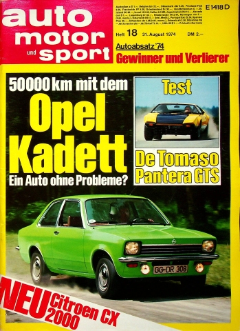 Deckblatt Auto Motor und Sport (18/1974)